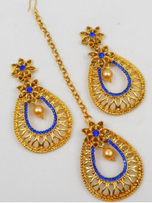 Earring Maang Tikka Set